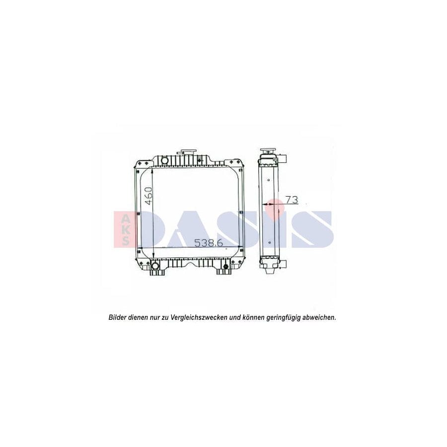 AKS Dasis 440625N Engine Radiator
