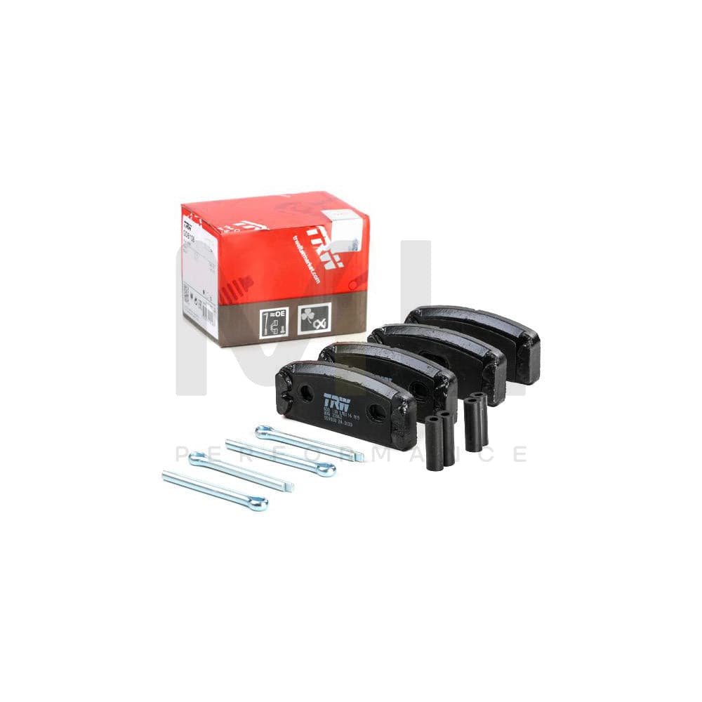 TRW Gdb108 Brake Pad Set Not Prepared For Wear Indicator, With Accessories | ML Performance Car Parts