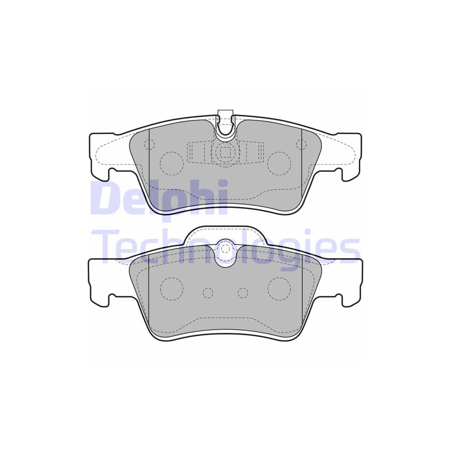 Delphi Lp2124 Brake Pad Set