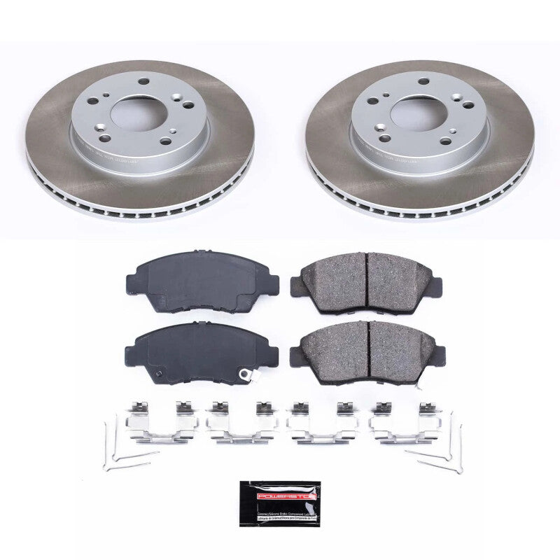PowerStop Power Stop 12-15 Honda Civic Front Semi-Coated Rotor Kit