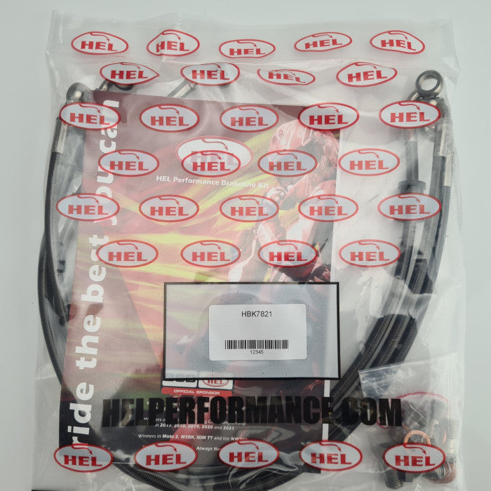 HEL Performance CL-HBK7821 Full Length Race Braided Brake Lines