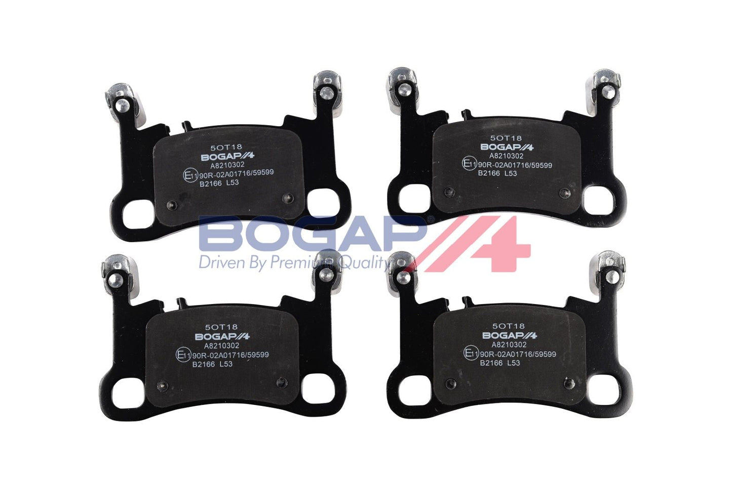 BOGAP A8210302 Brake Pad Set, Disc Brake