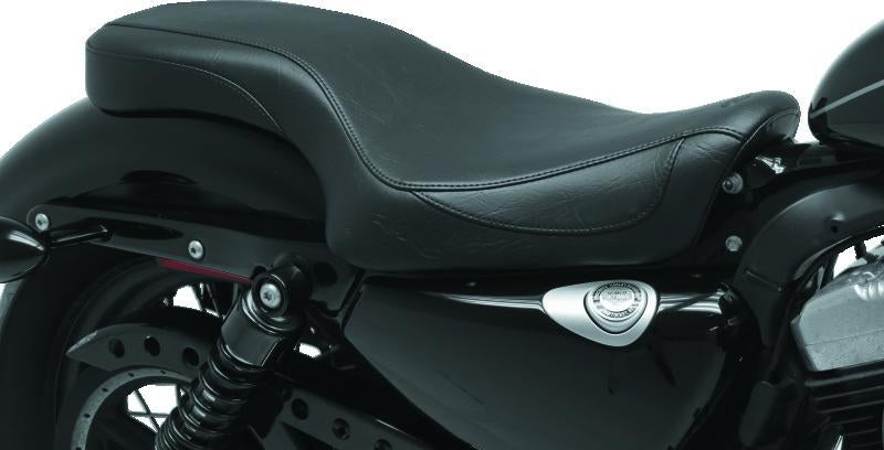 Mustang Motorcycle Mustang 91-05 Harley Dyna Wide Touring Solo Seat - Black