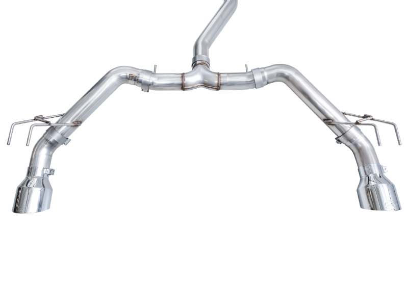 AWE Tuning 22+ Honda Civic Si/Acura Integra Track Edition Cat-Back Exhaust - Dual Chrome Silver Tips
