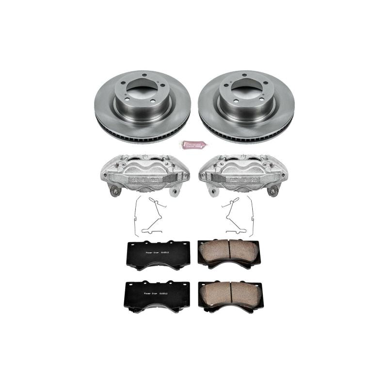 PowerStop Power Stop 07-15 Toyota Tundra Front Autospecialty Kit w/Cals