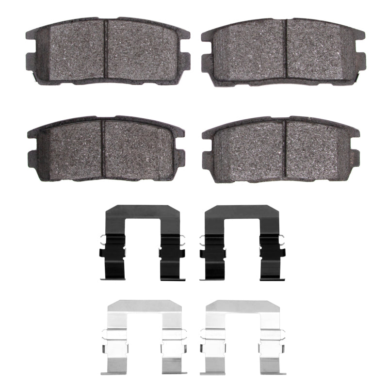 R1 Concepts R1 2007-2017 Chevrolet Equinox Rear R1 Semi Met Pads & Hardware Kit