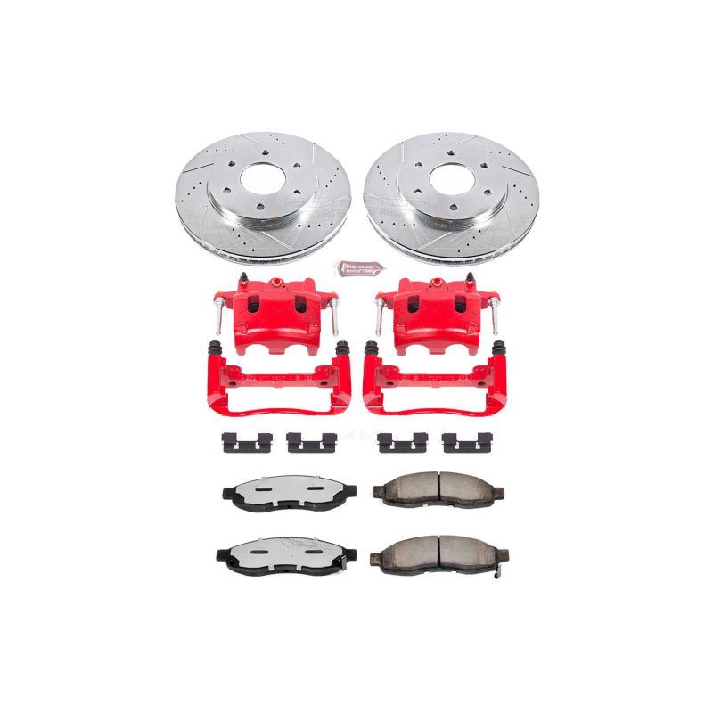 PowerStop Power Stop 04-05 Nissan Titan Front Z36 Truck & Tow Kit w/Cals
