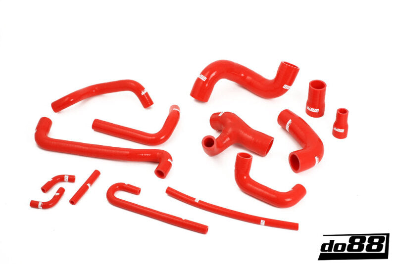 do88 86-92 BMW M3 S14B23/S14B23 Evo II/S14B23 Evo III (E30) Coolant Hoses - Red
