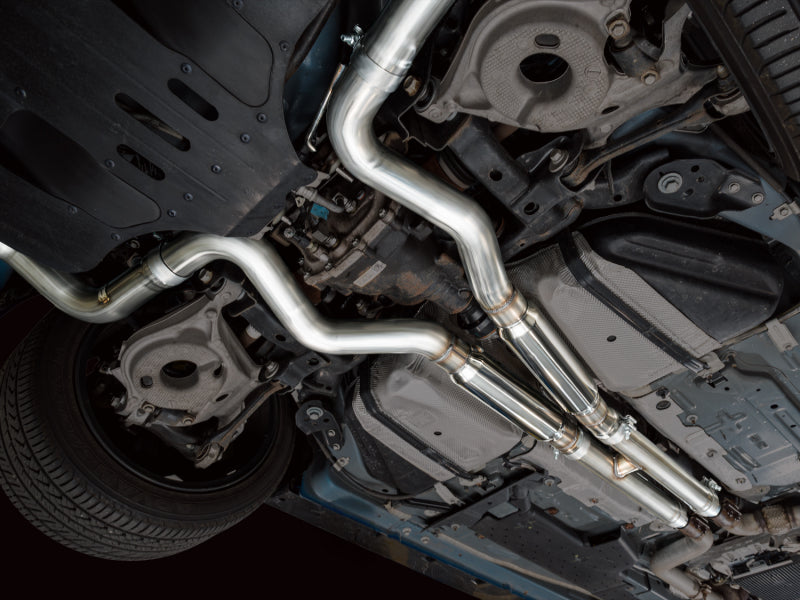 AWE Tuning 21-23 Ford Mustang Mach 1 SwitchPath Cat-Back Exhaust w/ Quad Chrome Silver Tips