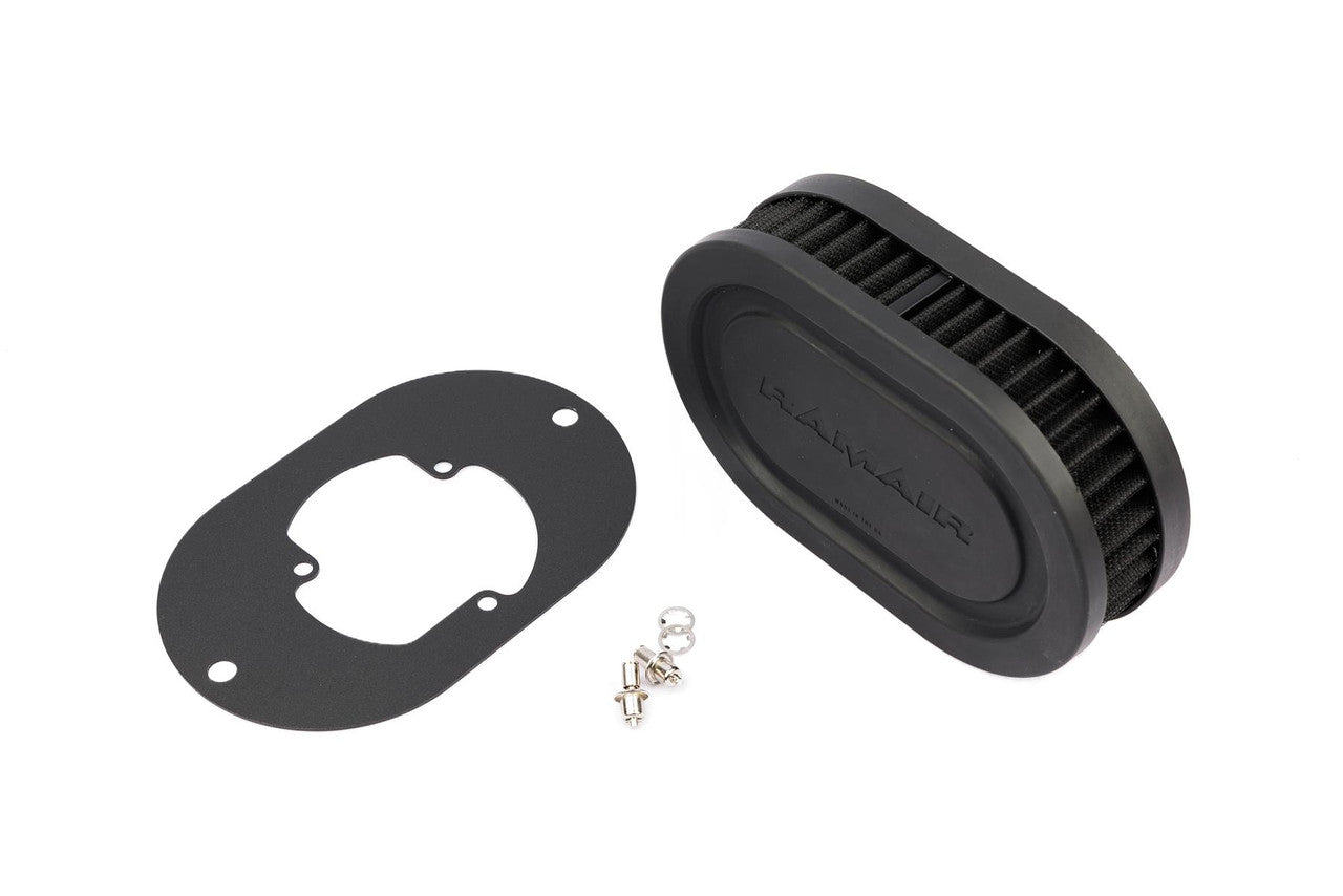 Ramair Pleated Carburettor Air Filter Baseplate to fit Pierburg 2B2, 2B4, 2B5 - 40mm