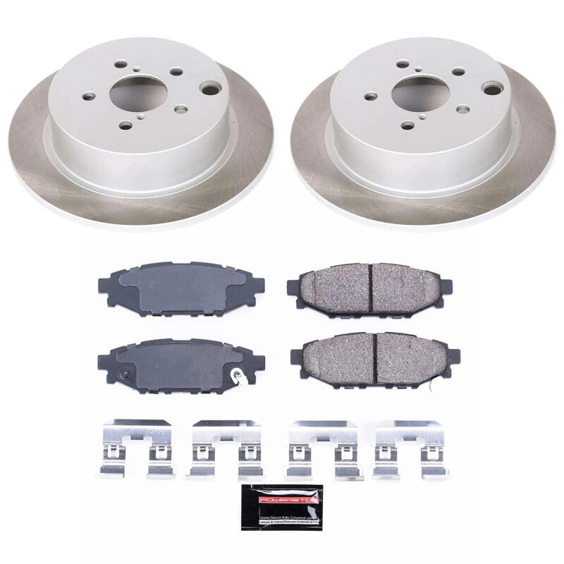 PowerStop Power Stop 13-15 Subaru XV Crosstrek Rear Semi-Coated Rotor Kit