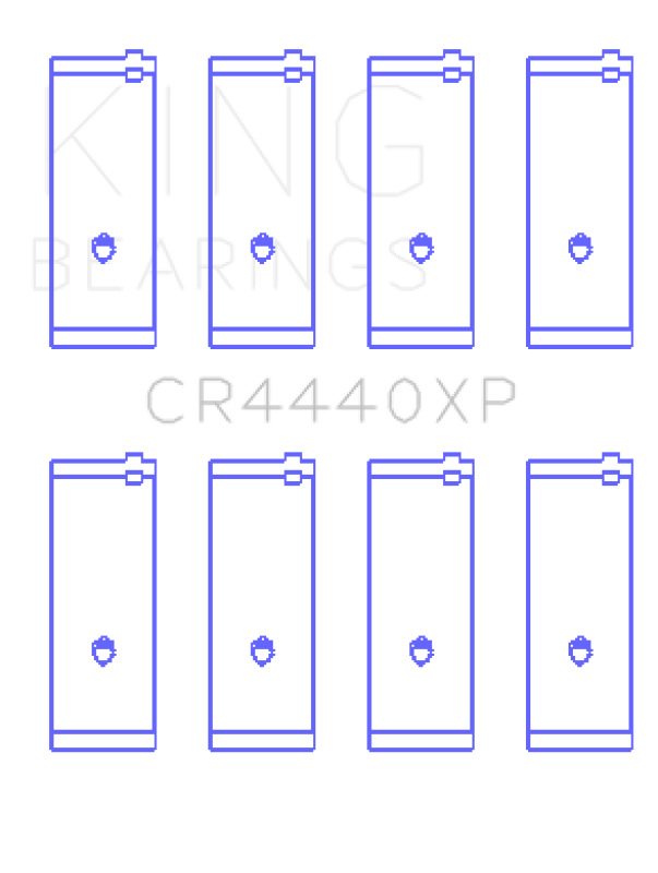 King Engine Bearings Ford Cortina 2000 XL - European (Size STD) Performance Rod Bearing Set