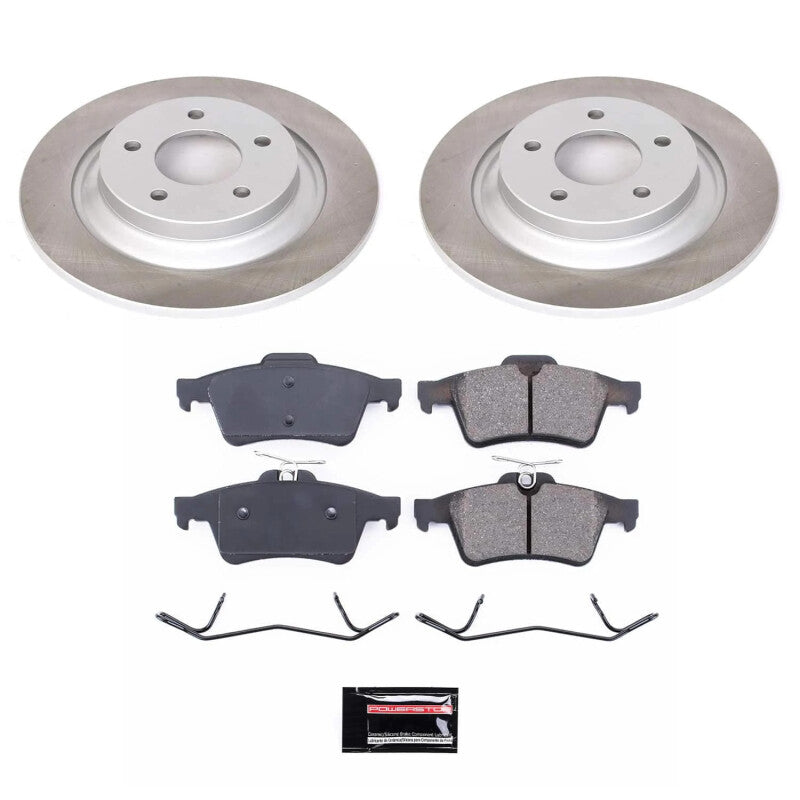 PowerStop Power Stop 12-15 Mazda 5 Rear Semi-Coated Rotor Kit