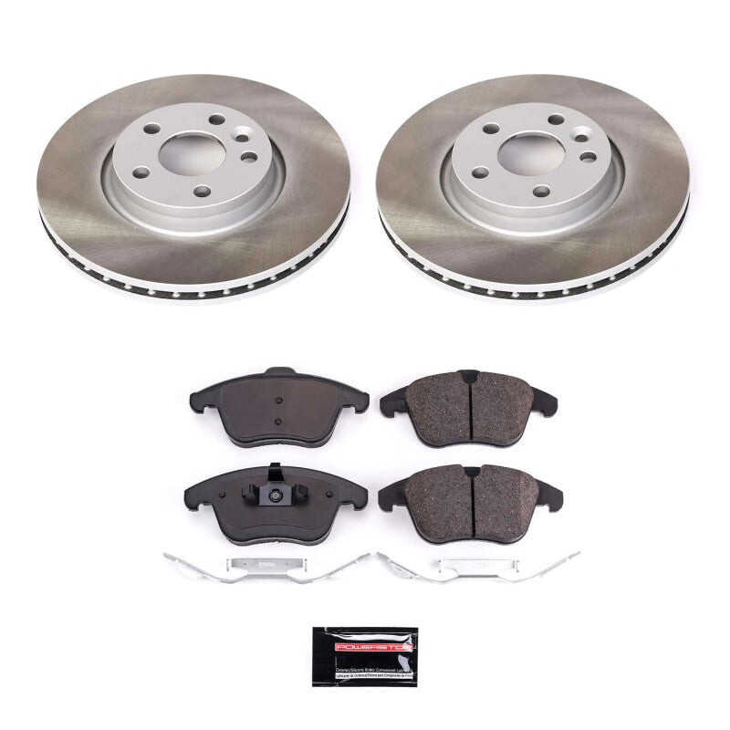 PowerStop Power Stop 08-16 Volvo XC70 Front Semi-Coated Rotor Kit
