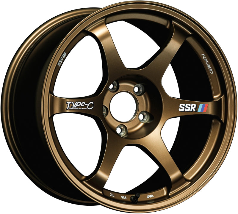 SSR Type-C Forged 18x10.5 +15 5/114.3 - Racing Bronze Wheel