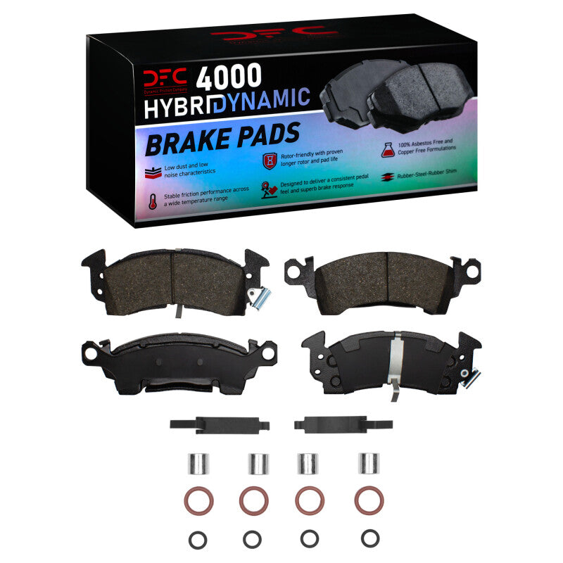 DFC 67-02 Buick GS 400 Front 4000 HybriDynamic Brake Pads and Hardware Kit