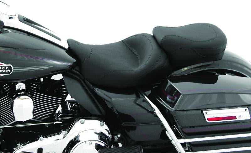 Mustang Motorcycle Mustang 08-21 Harley Electra Glide Std, Rd Glide, Rd King, Street Glide Touring Solo Seat - Black