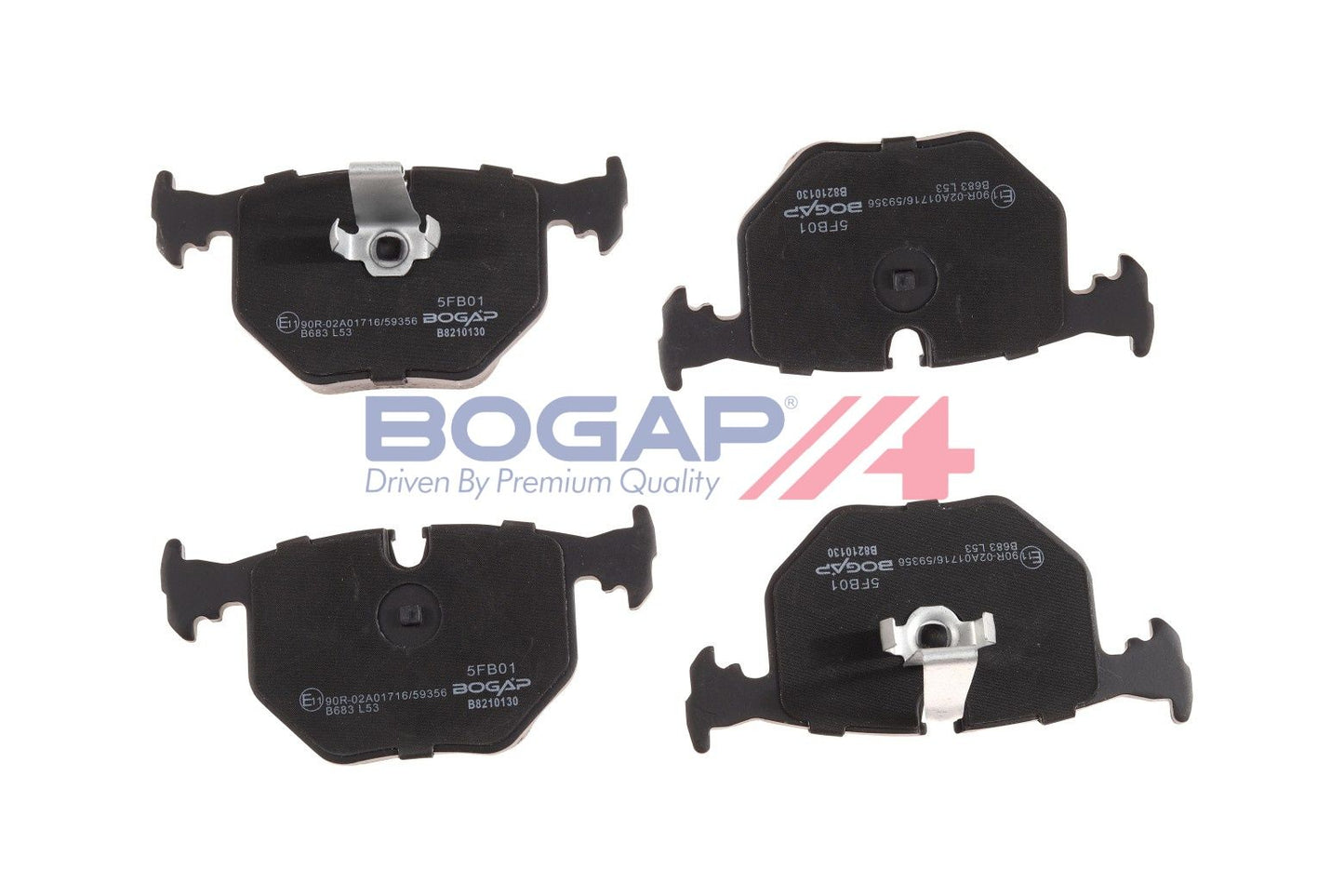 BOGAP B8210130 Brake Pad Set, Disc Brake