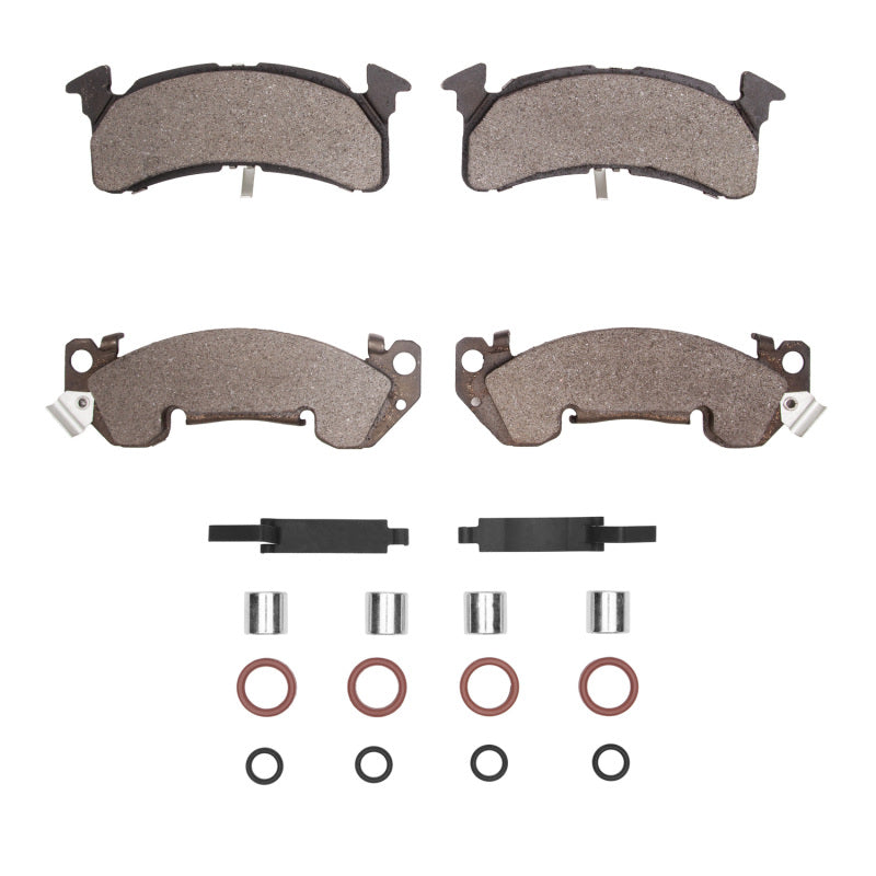 R1 Concepts R1 78-95 Chevrolet V20 & V2500 Suburban Front Semi Met Pads & Hardware Kit