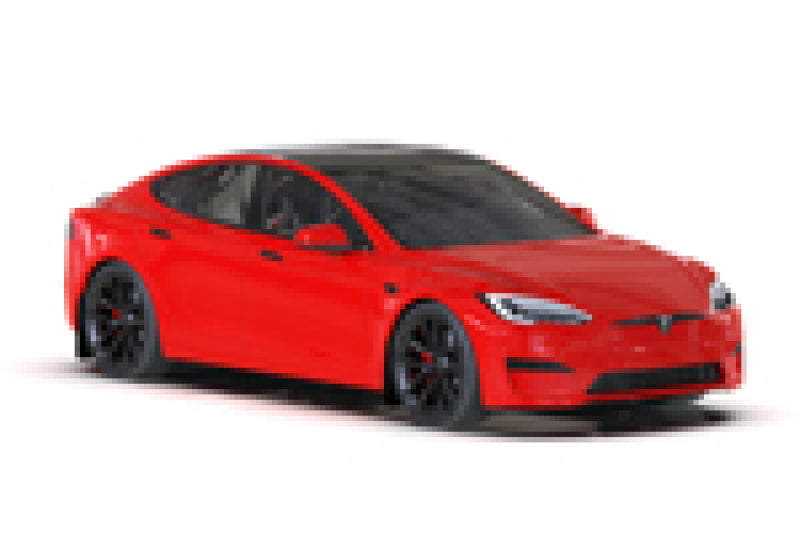 Rally Armor 21-26 Tesla Model S/ S Plaid Black UR Mud Flap w/Metallic Black Logo