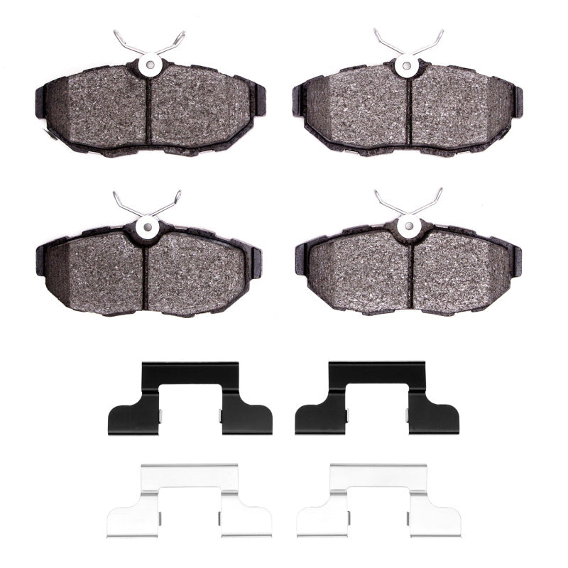 R1 Concepts R1 05-14 Ford Mustang Rear Euro Ceramic Brake Pads and Hardware Kit