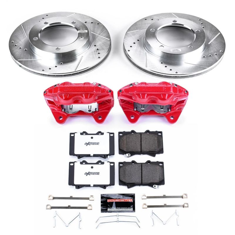 PowerStop Power Stop 03-07 Toyota L& Cruiser Front Z36 Truck & Tow Kit w/Cals
