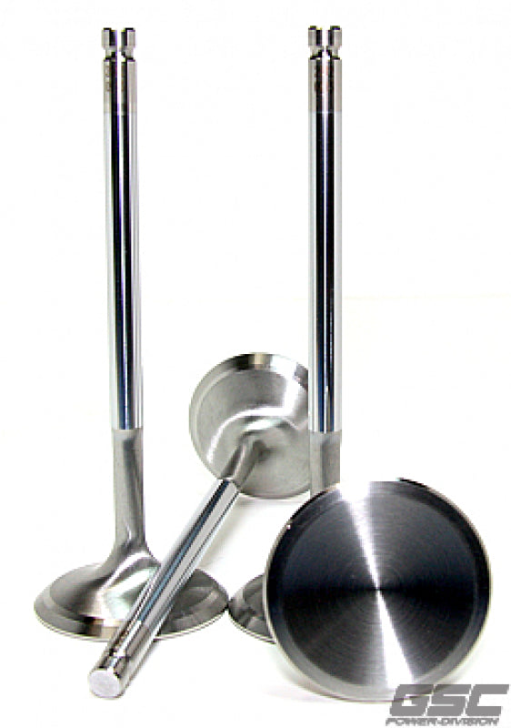 GSC Power Division GSC P-D 2022+ Subaru FA24F 29mm Head STD 96.5mm Long Alloy Chrome Polished Exhaust Valve - Set of 8