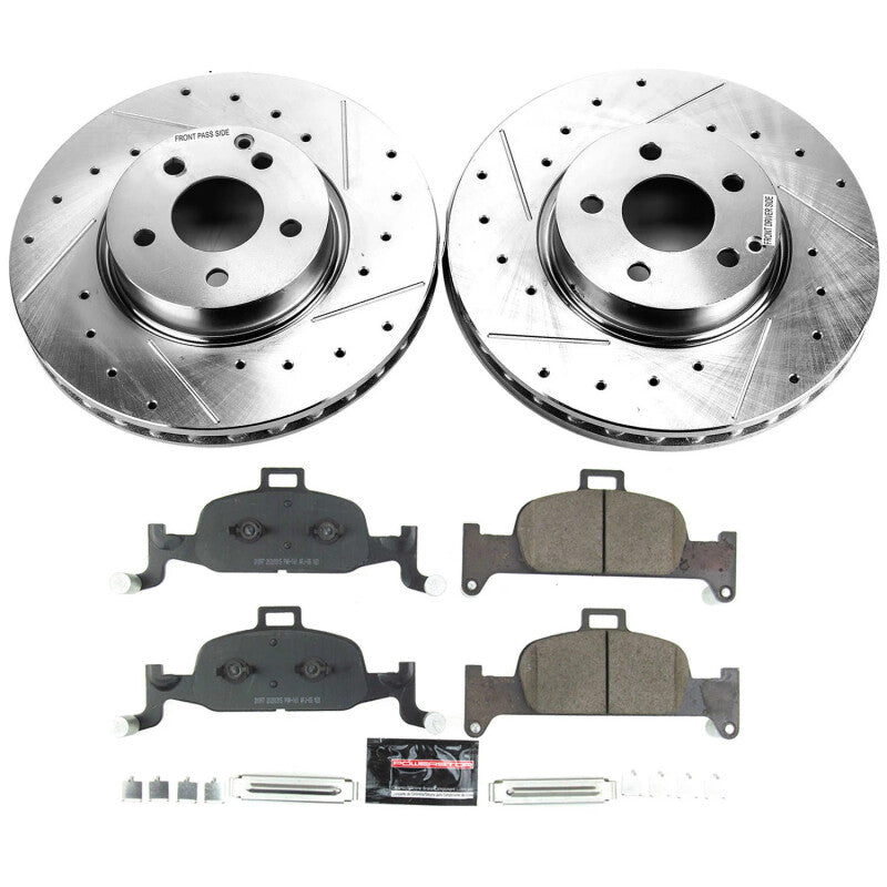 PowerStop Power Stop 2021 Audi Q5 Sportback Front Z23 Evolution Brake Kit