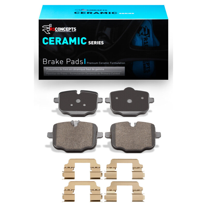 R1 Concepts R1 2016-2025 BMW X6 Rear R1 Ceramic Pads & Hardware Kit