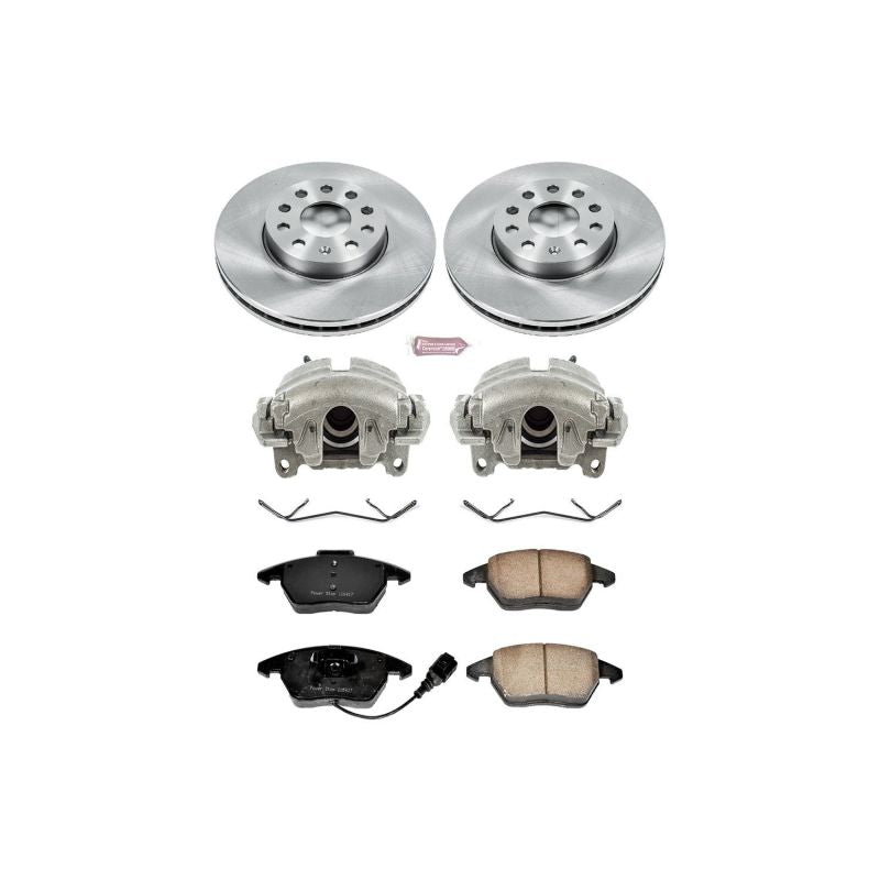 PowerStop Power Stop 10-12 Audi A3 Front Autospecialty Brake Kit w/Calipers