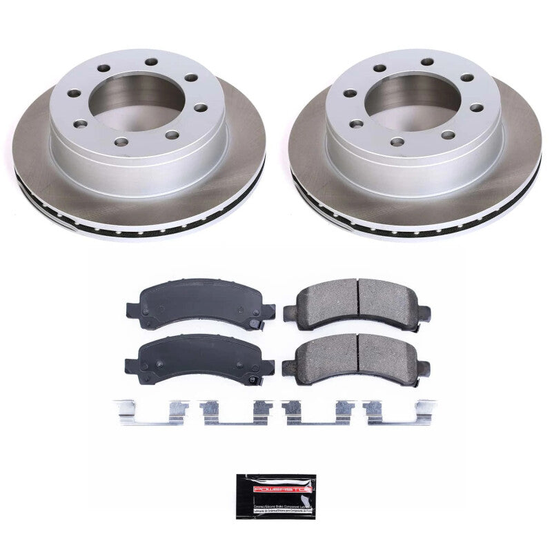 PowerStop Power Stop 03-16 GMC Savana 3500 Rear Semi-Coated Rotor Kit