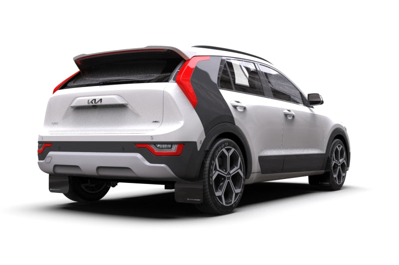 Rally Armor 23-25 Kia Niro SG2 Black UR Mud Flap Blue Logo