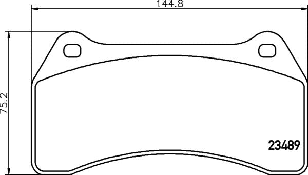 Mintex MDB2220 Brake Pad Set, disc brake