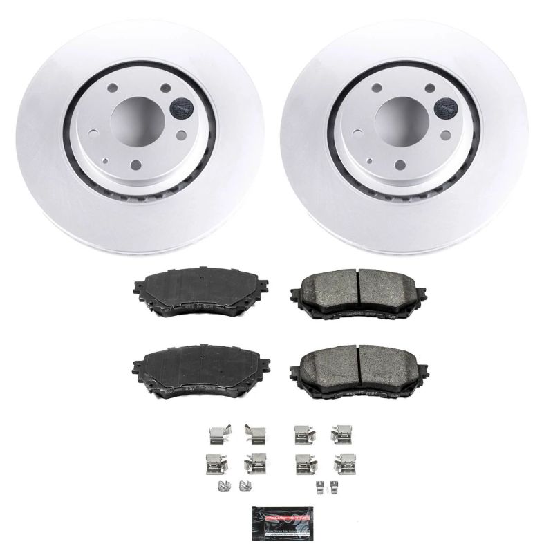 PowerStop Power Stop 19-20 Mazda 6 Front Z17 Evolution Geomet Coated Brake Kit