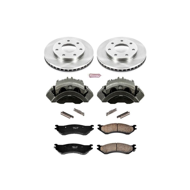 PowerStop Power Stop 1997 Ford F-250 HD Front Autospecialty Kit w/Cals