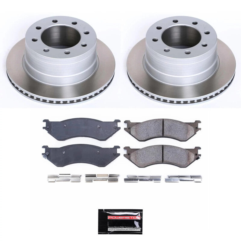 PowerStop Power Stop 03-08 Dodge Ram 3500 Rear Semi-Coated Rotor Kit