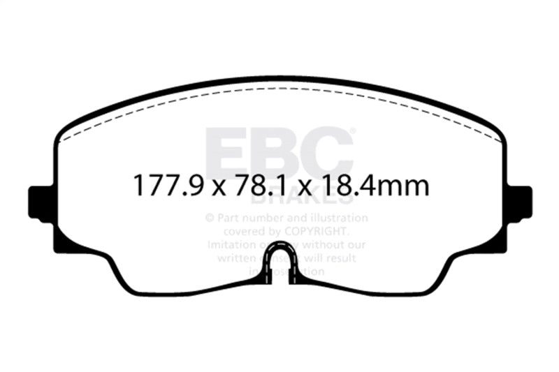 EBC Racing 20-24 Audi S3 RP-X Race Front Brake Pads