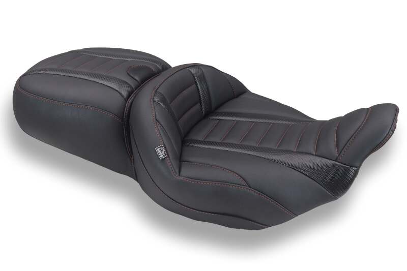 Mustang Motorcycle Mustang 23-26 Harley CVO Road Glide, Street Glide, Deluxe ST 1PC 2Up Blk w/American Beauty Thread