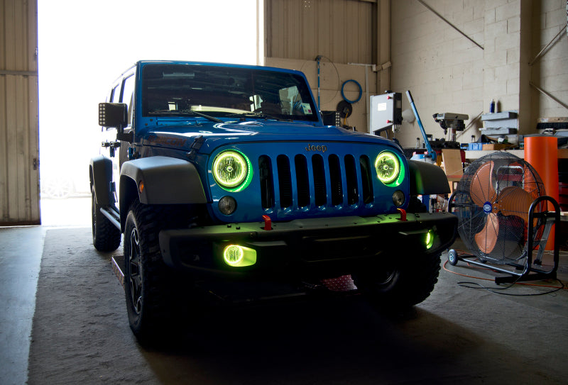 ORACLE Lighting Oracle Jeep Wrangler JK 07-17 LED Waterproof Halo Kit - ColorSHIFT