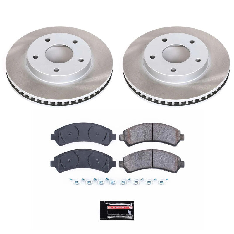 PowerStop Power Stop 97-01 Oldsmobile Bravada Front Semi-Coated Rotor Kit