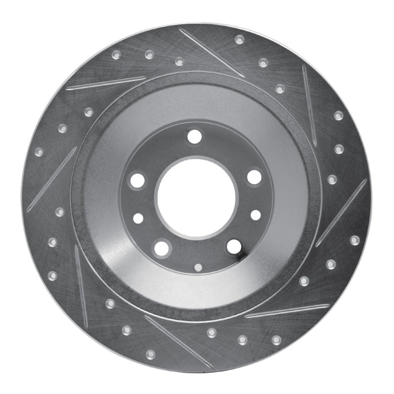 R1 Concepts R1 06-07 Mazda 6 Rear Left Drilled & Slotted Silver Brake Rotor