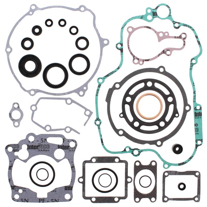 Vertex Pistons Vertex Gaskets 98-00 Kawasaki KX125 Complete Gasket Kit w/ Oil Seals