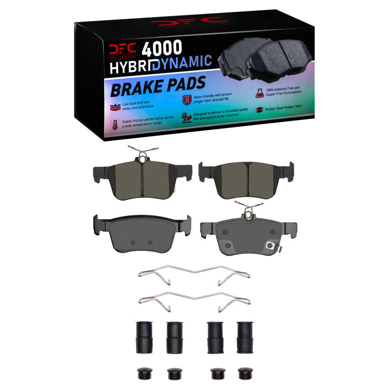 DFC 16-26 Honda Civic Rear 4000 HybriDynamic Brake Pads and Hardware Kit