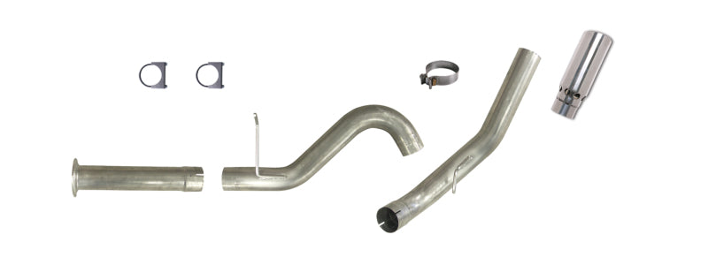 Diamond Eye Performance Diamond Eye KIT 4in DPF-BACK Single AL 07.5-10 CHEVY 6 6L 2500/3500 PCKGD BX46X14X14OD EL-PL
