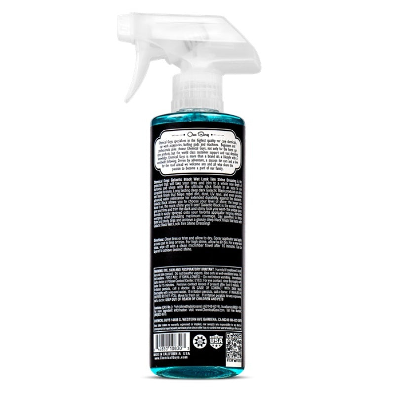 Chemical Guys Galactic Black Wet Tire Shine Coating - 16oz