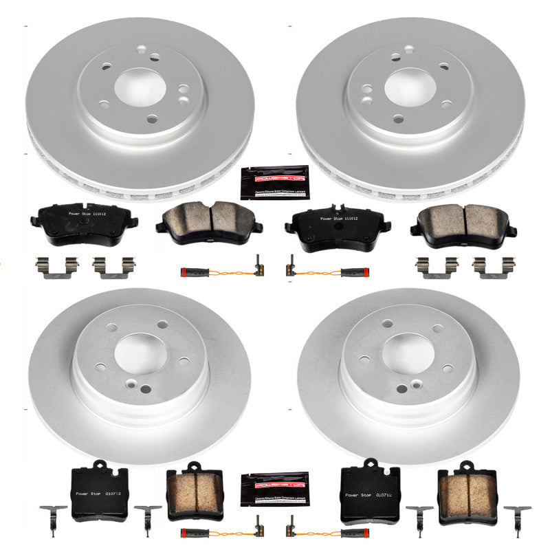 PowerStop Power Stop 2003 Mercedes-Benz C230 Front & Rear Z23 Coated Brake Kit