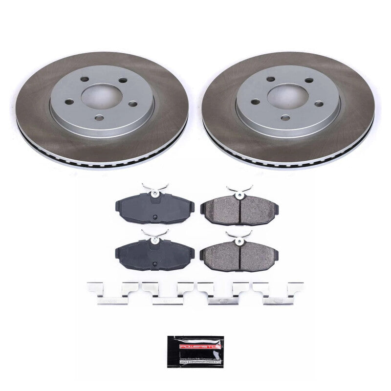 PowerStop Power Stop 05-11 Ford Mustang Rear Semi-Coated Rotor Kit