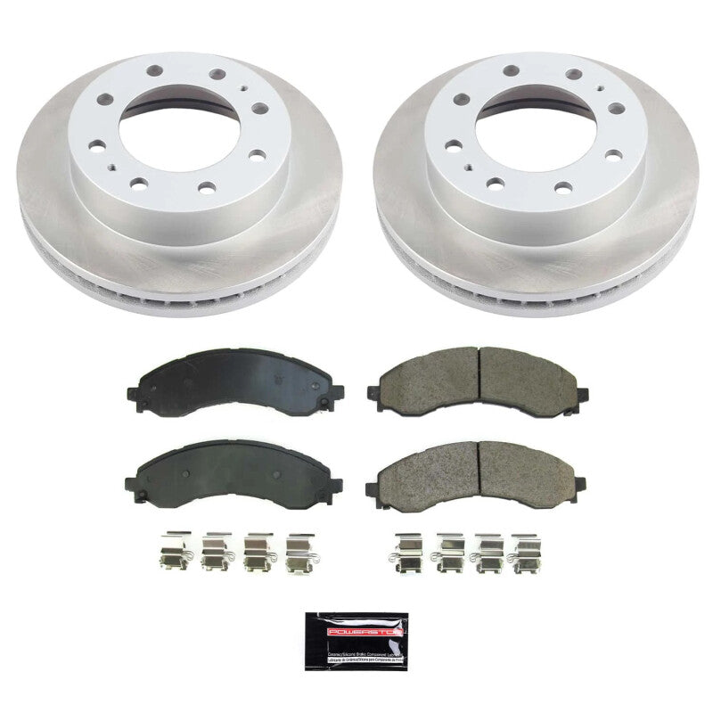PowerStop Power Stop 21-22 GMC Savana 3500 Front Semi-Coated Rotor Kit