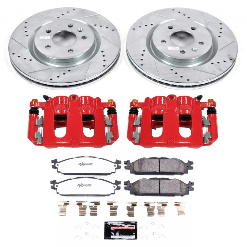 PowerStop Power Stop 11-20 Lincoln MKT Front Z36 Truck & Tow Kit w/Cals