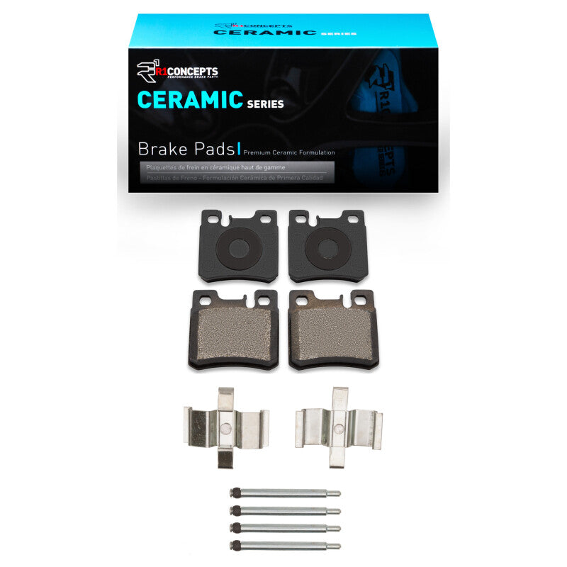 R1 Concepts R1 92-95 Mercedes-Benz 400E Rear Ceramic Pads & Hardware Kit